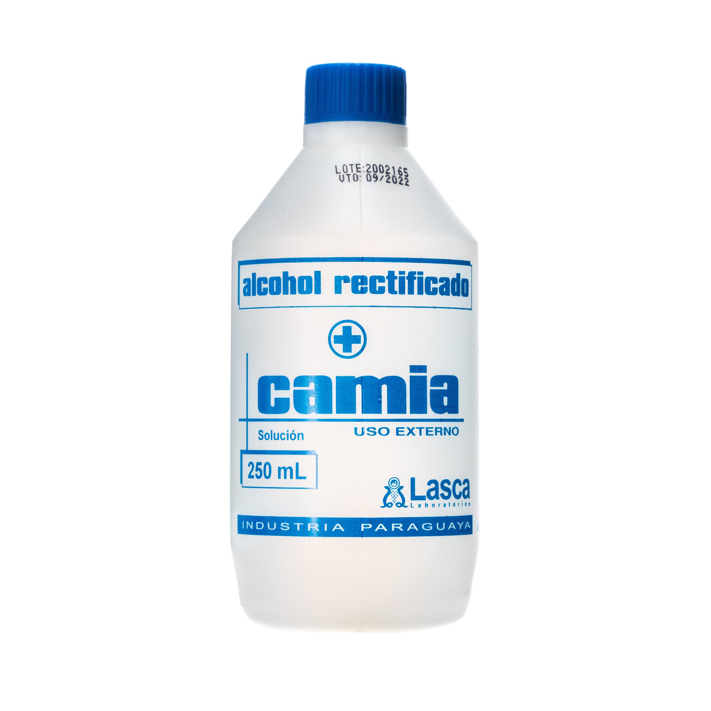 ALCOHOL RECTIF X 250 ML CAMIA (ST)