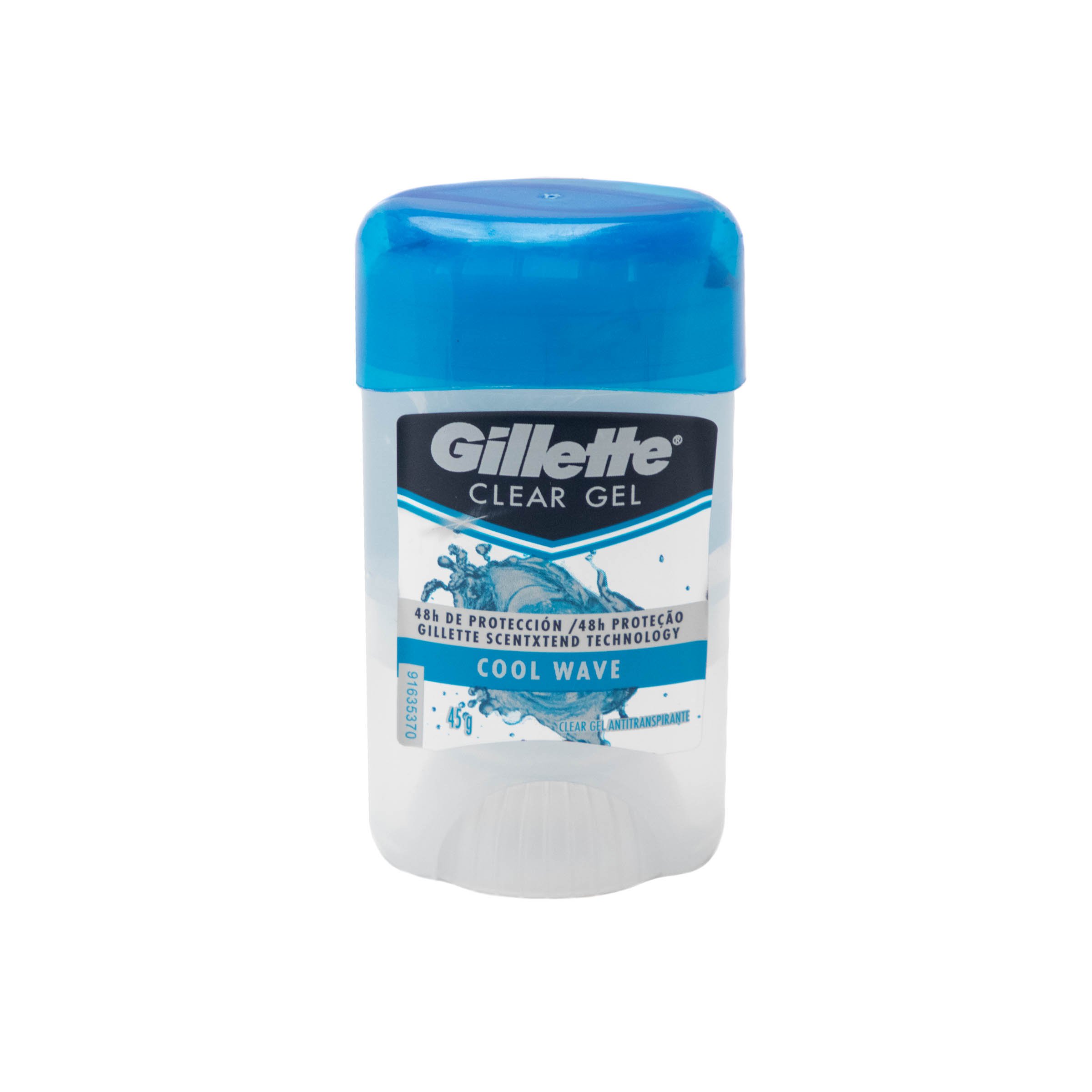 GILLETTE DEO BARRA GEL 45G COOL WAV