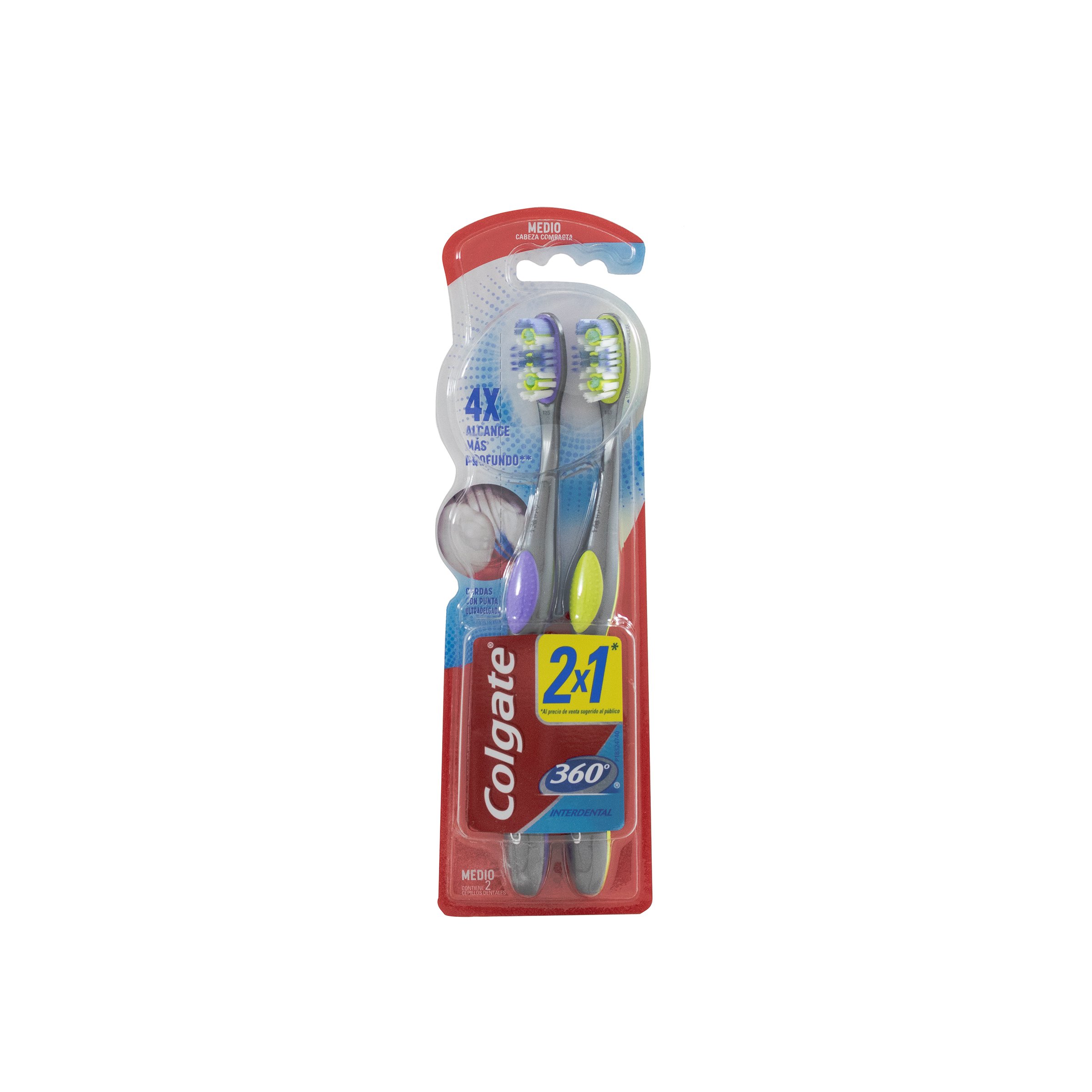 COLGATE CEP DENT 360 INTERDENT 2X1