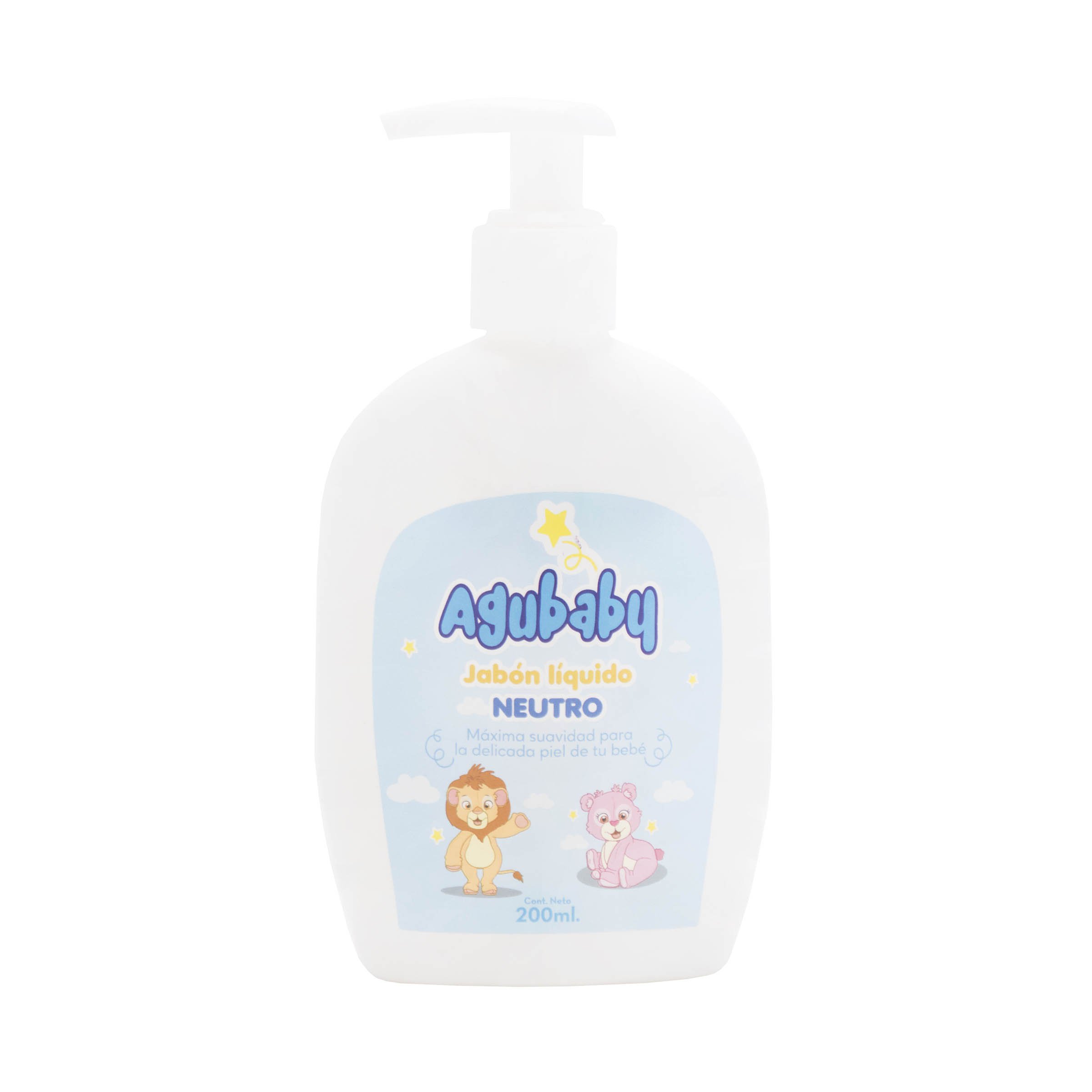 AGUBABY JABON LIQ 200 ML NEUT DOSIF